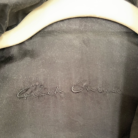 Rick Owens Classic Biker Leather Jacket Black - Picture 9 of 11